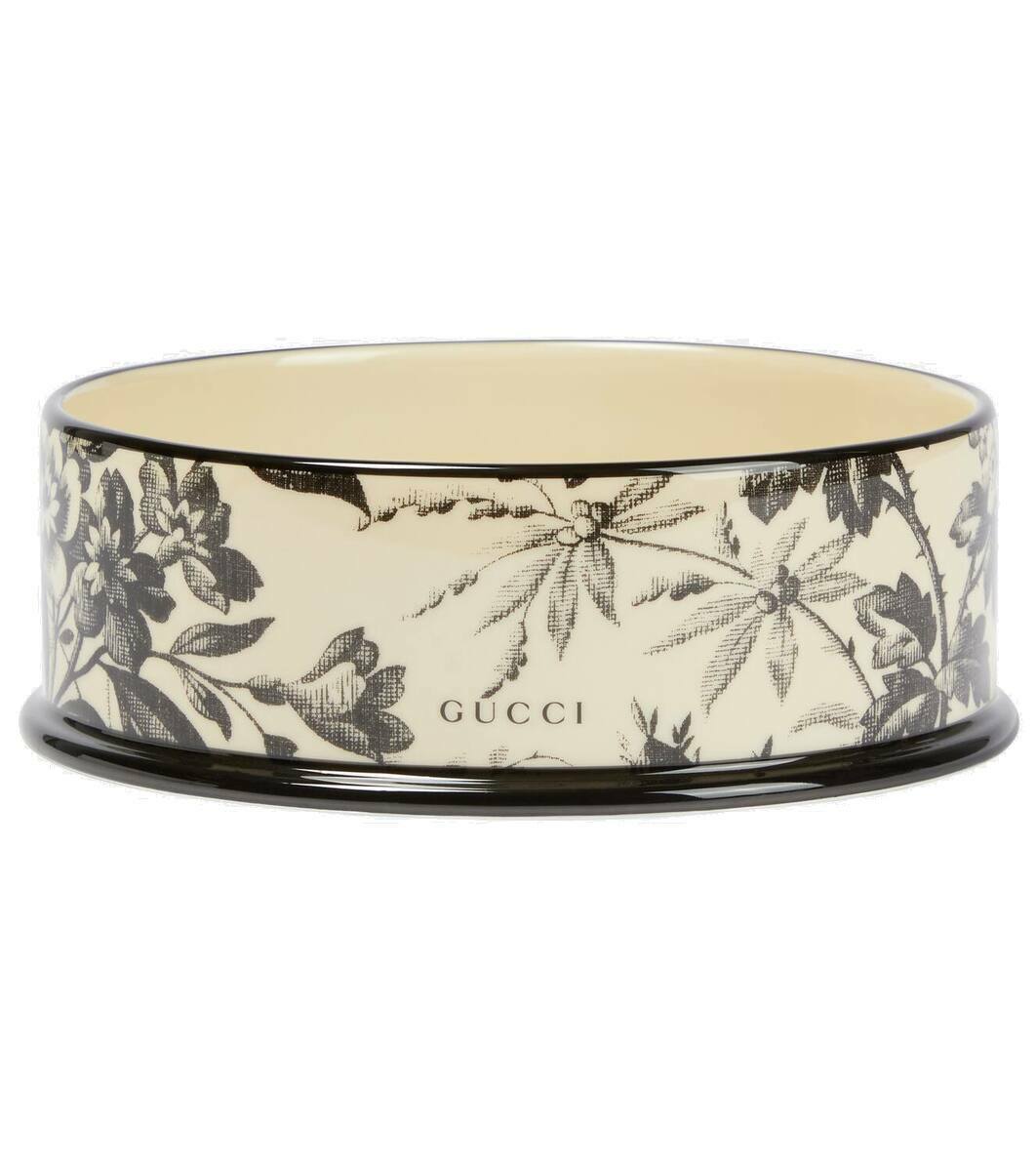 Gucci Herbarium porcelain dog bowl Gucci