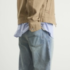 Rhude Men's Relaxed Traxedo Denim Jeans in Isla Indigo