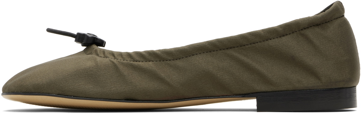Cecilie Bahnsen Khaki Bona Ballerina Flats