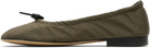 Cecilie Bahnsen Khaki Bona Ballerina Flats
