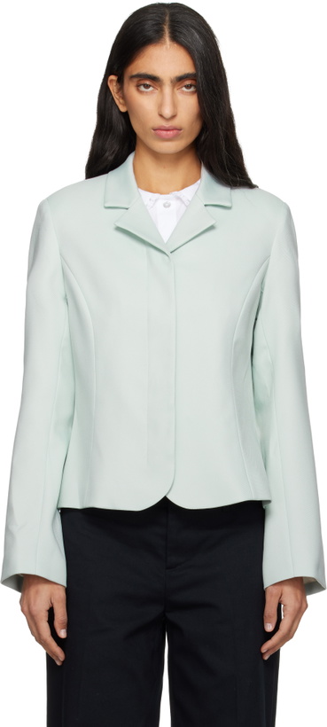 Photo: Sandy Liang Blue Garten Blazer