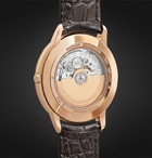 VACHERON CONSTANTIN - Patrimony Automatic 40mm 18-Karat Pink Gold and Alligator Watch, Ref. No. 85180/000R-9248 - Silver