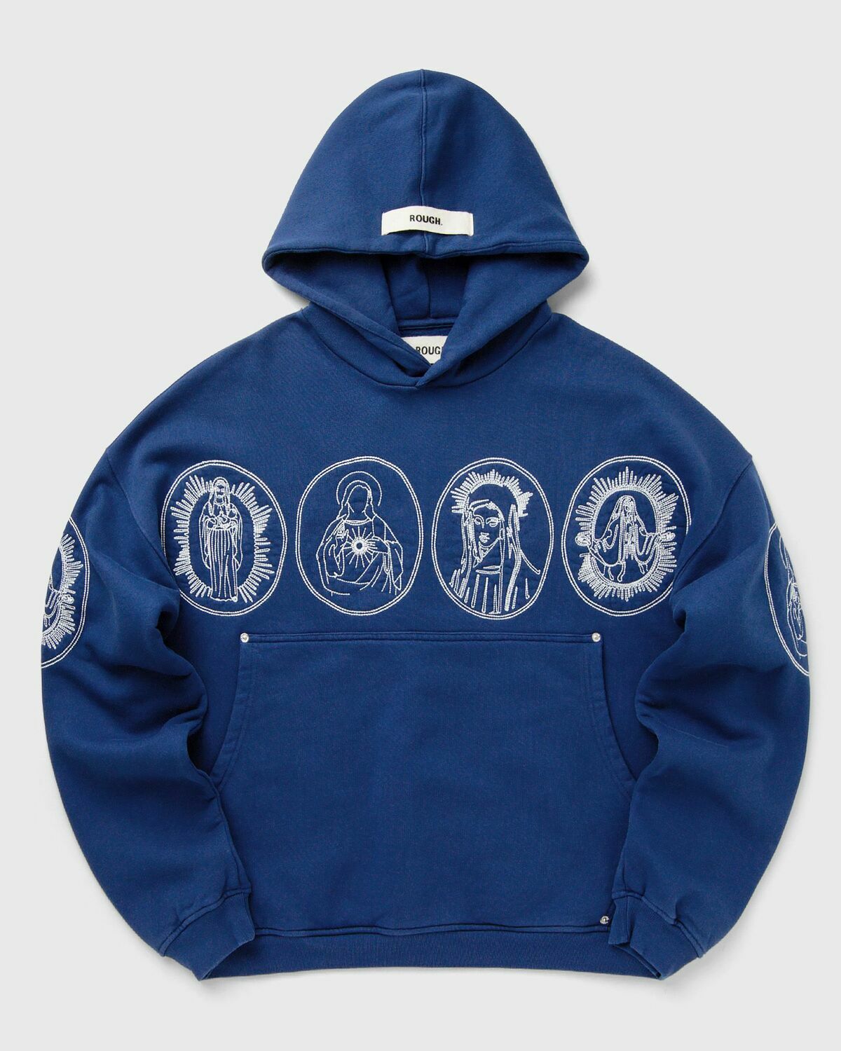 Rough. HALO HOODIE Blue Mens Hoody