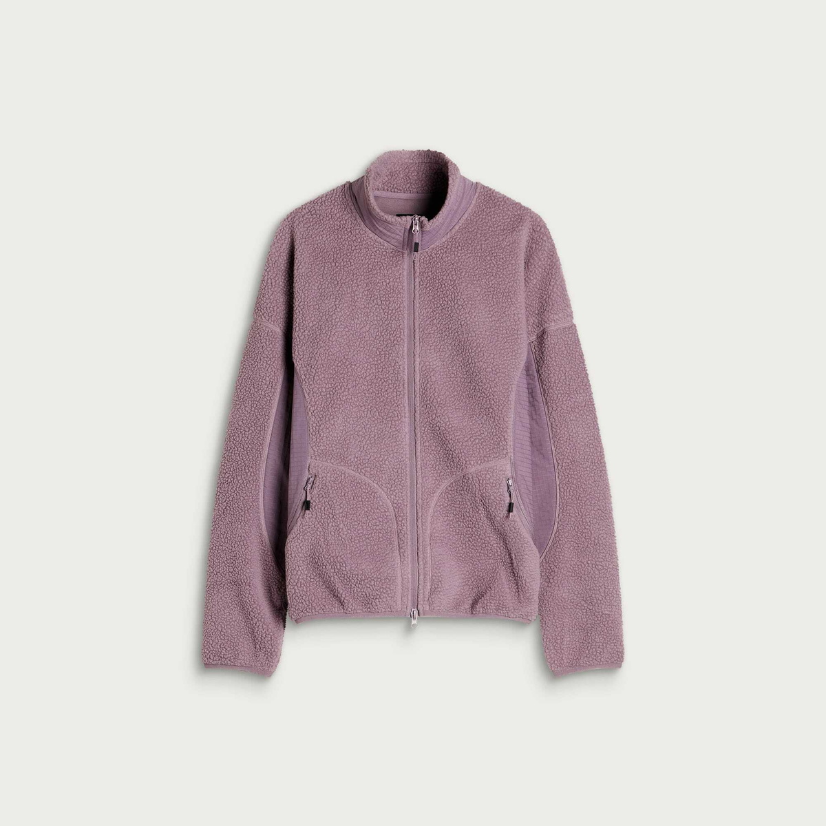 Mellow Clo Men's Expedition Fleece Jacket in Rich Plum