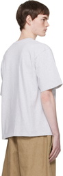 Casablanca Gray 'Collage D'Icônes Graphiques' Oversized T-shirt