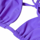 Araks Women's Celia Triangle Ruched Bikini Top in Purple