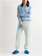 11.11/eleven eleven - Bandhani-Dyed Organic Cotton-Jersey Sweatshirt - Blue