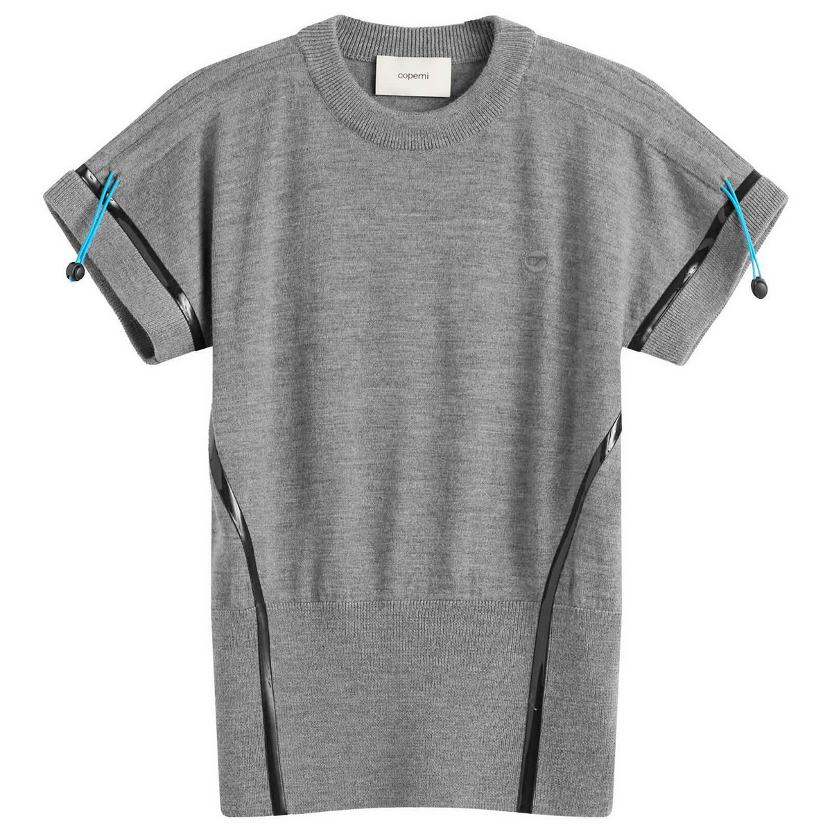 Coperni Women's Tech Merino Polo in Grey