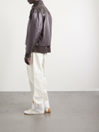 Bottega Veneta - Leather Blouson Jacket - Brown