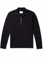 NN07 - Harald 6530 Knitted Half-Zip Sweater - Blue