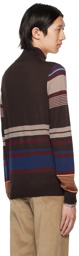 Paul Smith Brown Striped Sweater
