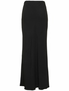 AMI PARIS Maxi Satin Long Skirt