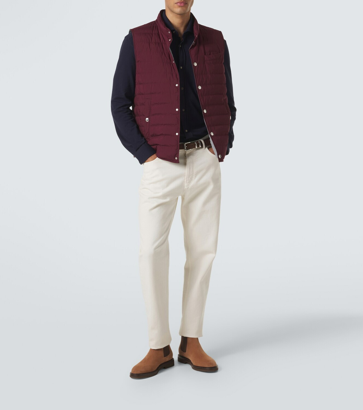 Brunello Cucinelli Suede Chelsea boots