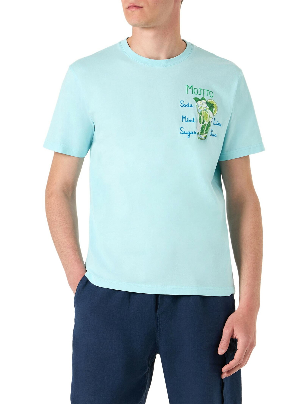 Mc2 Saint Barth T-shirt Denver Jr Con Cagnolino Aviatore DNV0001/01950L Per Bambino main image 1