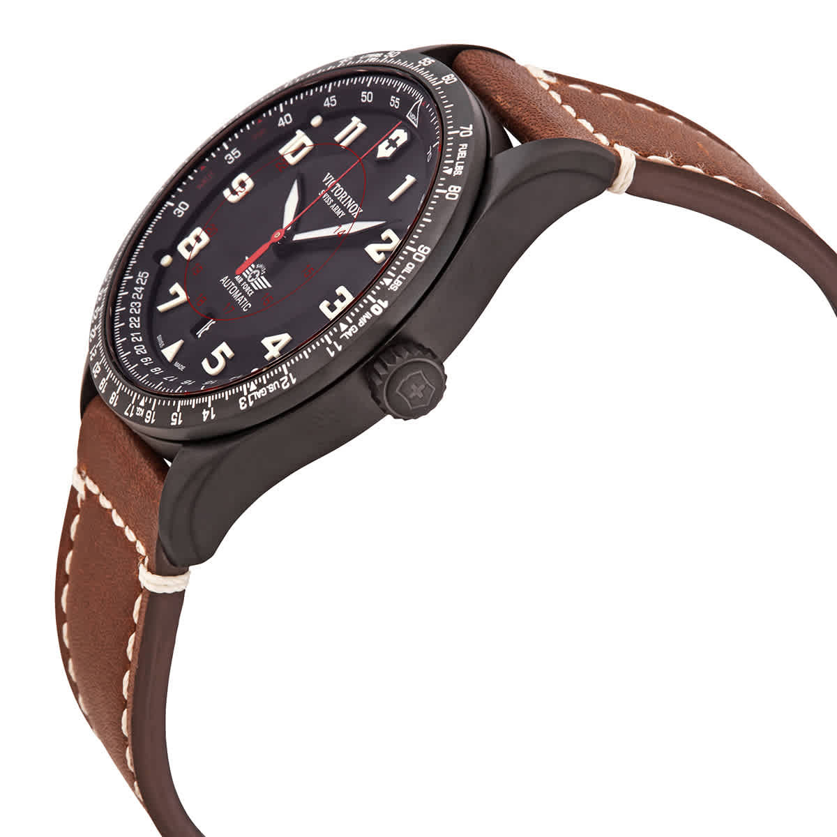 Victorinox Airboss Automatic Black Dial Mens Watch 241886