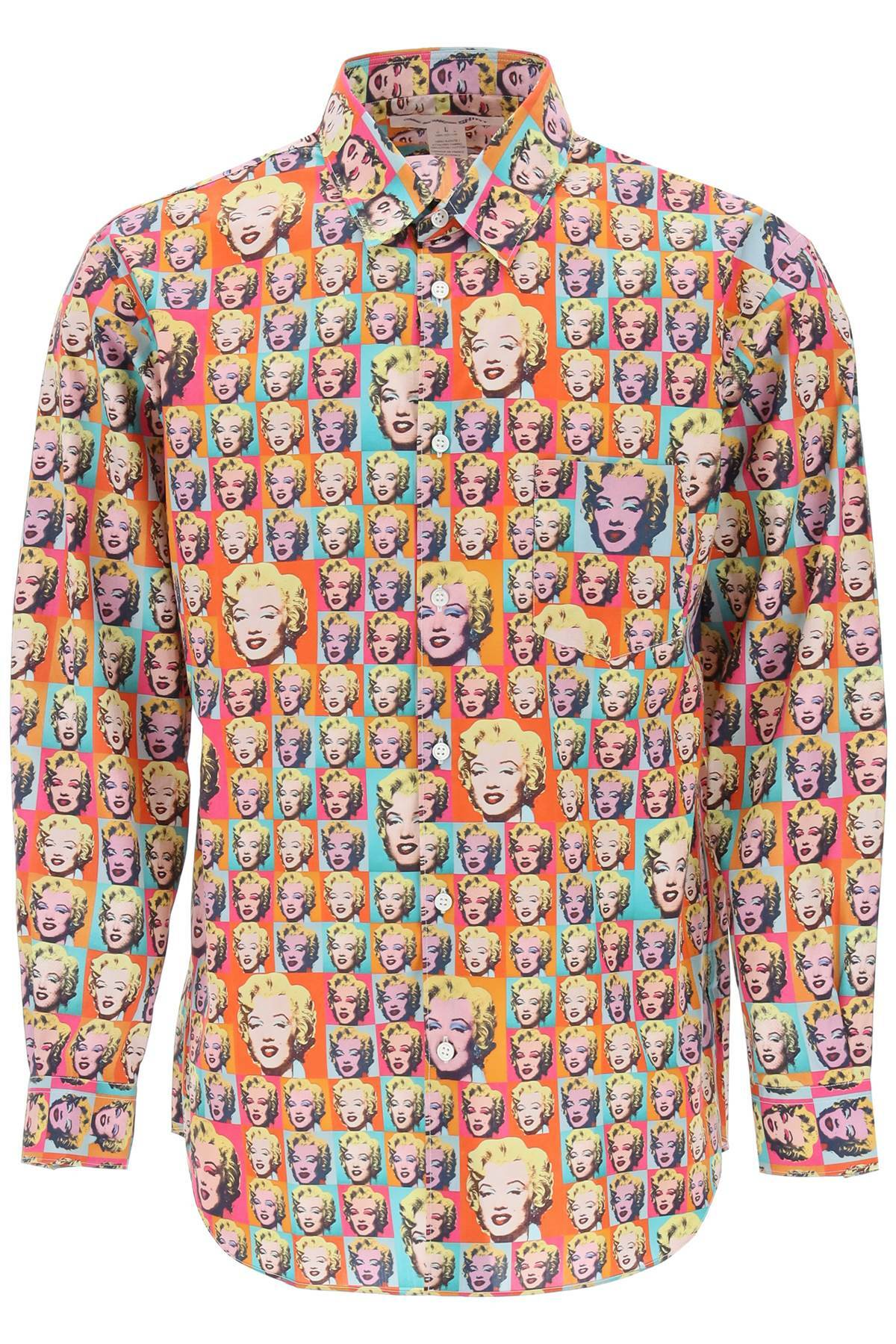 COMME DES GARCONS SHIRT marilyn monroe printed shirt Multicolor 