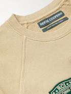 Reese Cooper® - Embroidered Appliquéd Organic Cotton-Jersey Sweatshirt - Neutrals