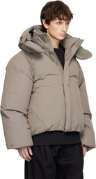 Seventh Taupe Space Down Coat