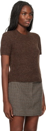 The Garment Brown Verbier Mini Sweater
