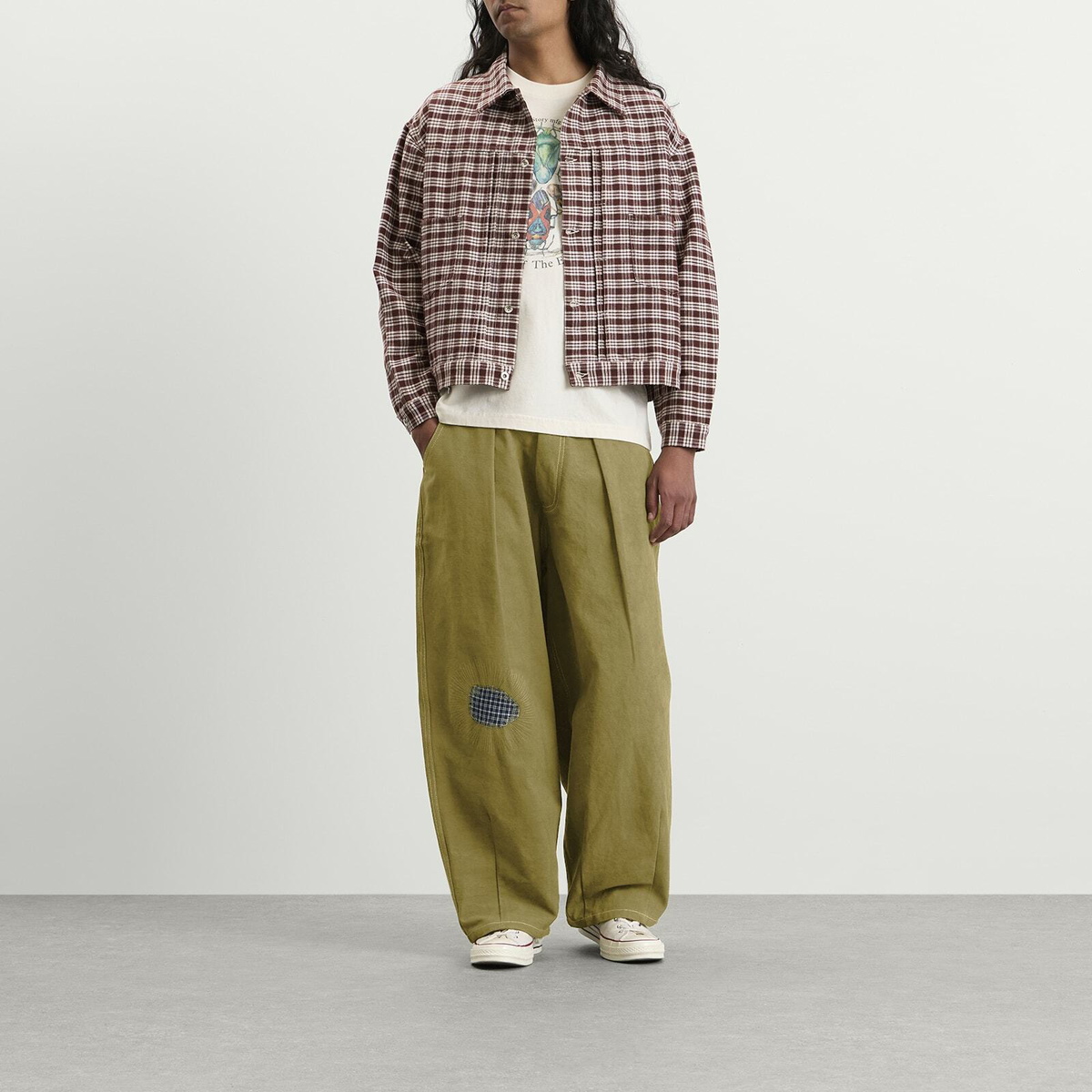 Story mfg. Scarecrow Lush Pants - Presented by END. in Olive