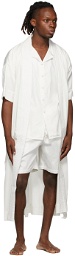 Cleverly Laundry White Short Pyjama Set