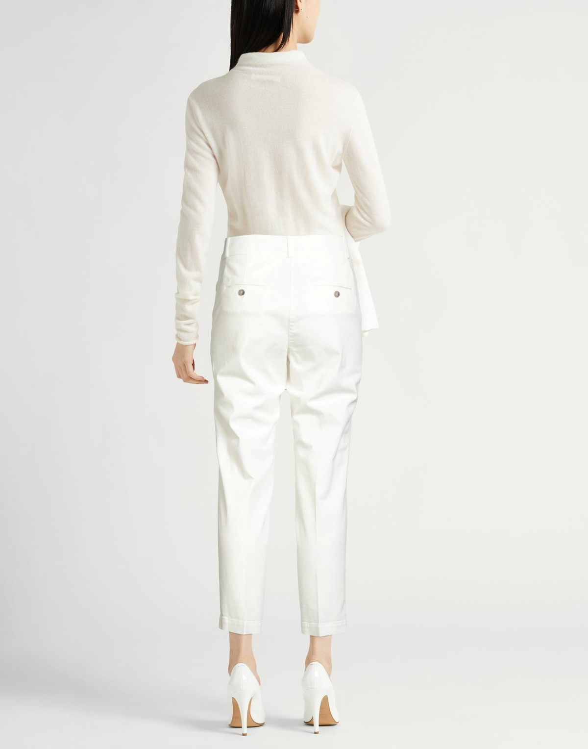 Peserico Womens Pants in Off white