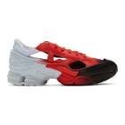 Raf Simons Red and Blue adidas Originals Edition Replicant Ozweego Sock Pack Sneakers