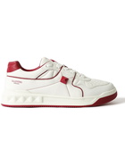 Valentino - Valentino Garavani Roman Stud Quilted Leather Sneakers - White