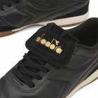 Diadora Men's Gold Indoor Sneaker in Black