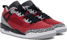 Nike Jordan Red & Gray Jordan Spizike Low Sneakers