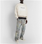 Fear of God - Belted Printed Nylon-Twill Trousers - Gray