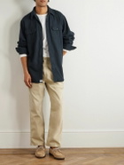 OrSlow - Organic Cotton-Flannel Shirt - Blue