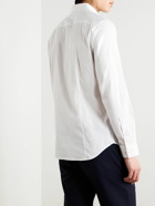 Theory - Sylvain Slim-Fit Cotton-Blend Poplin Shirt - White