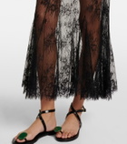 Jacques Wei Jersey bodysuit and silk maxi dress set