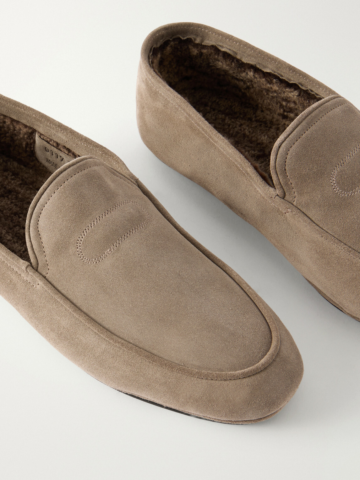 John Lobb - Kingstone Suede Slippers - Neutrals