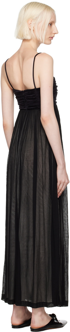 BITE Black Evening Ruche Bandeau Maxi Dress