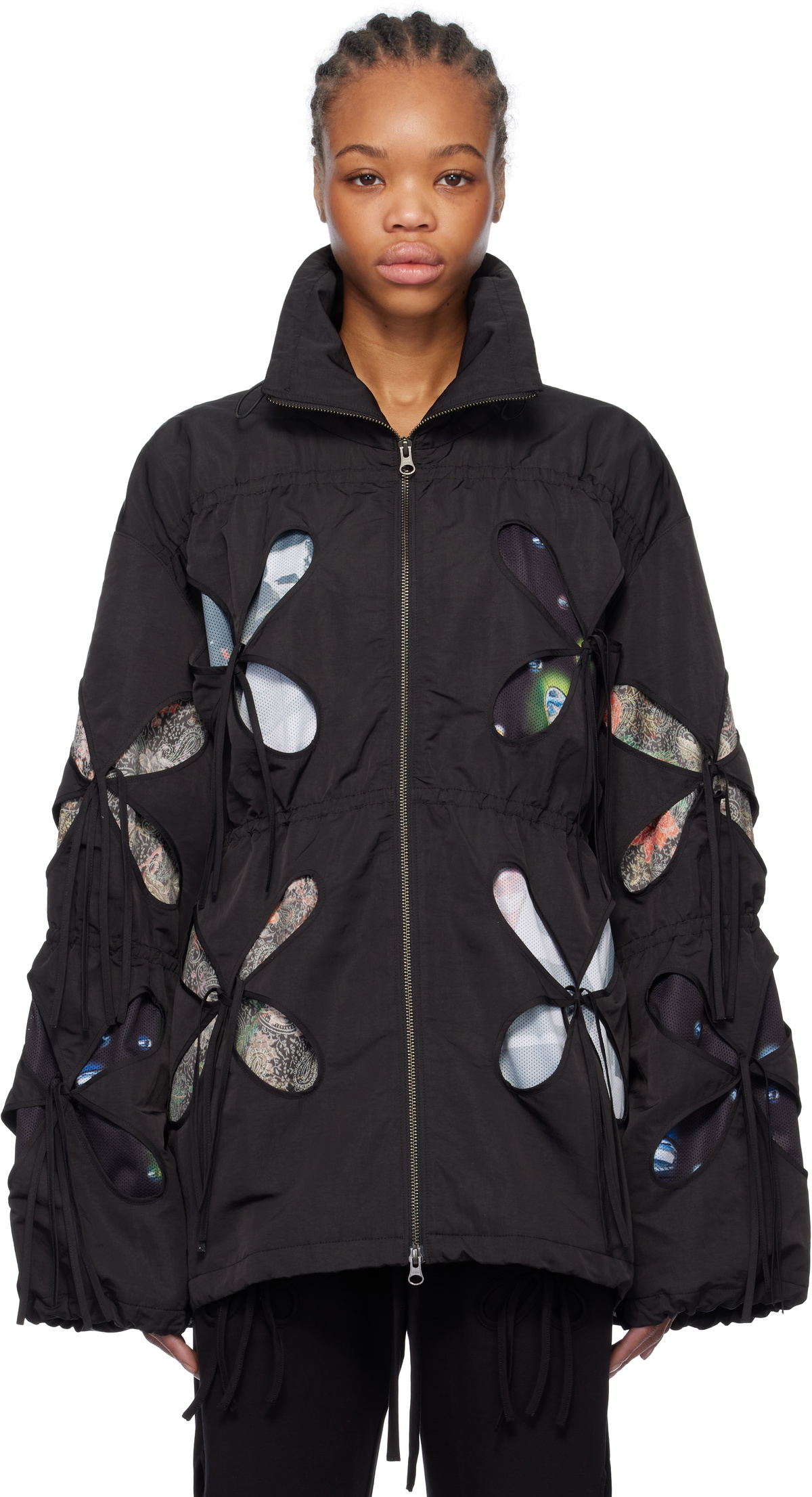 J.Kim Black Flower Jacket J.KIM