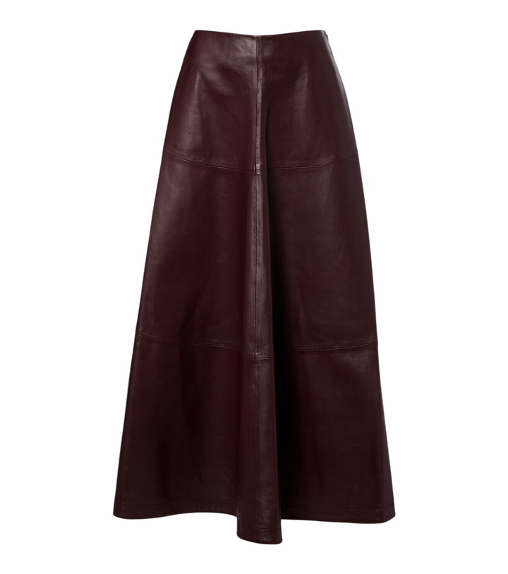 Photo: Altuzarra Varda leather maxi skirt