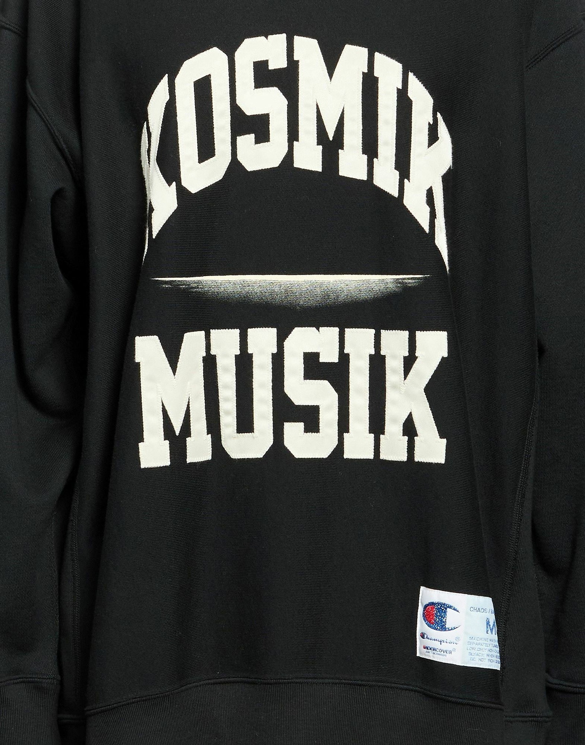 Champion Reverse Weave Womens Sweatshirt in Black