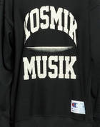 Champion Reverse Weave Womens Sweatshirt in Black