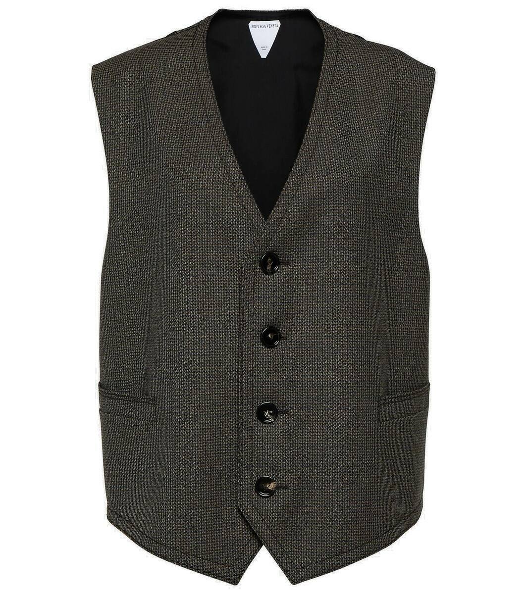 Bottega Veneta Acid Green Nylon Padded Vest Bottega Veneta