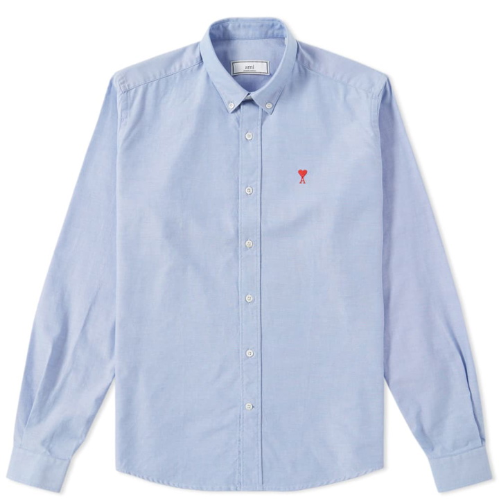 Photo: AMI Button Down Heart Logo Oxford Shirt