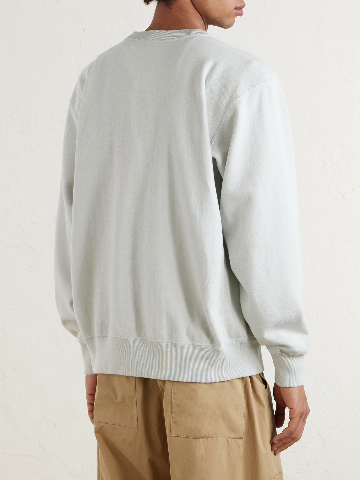 Auralee - Cotton-Jersey Sweatshirt - White