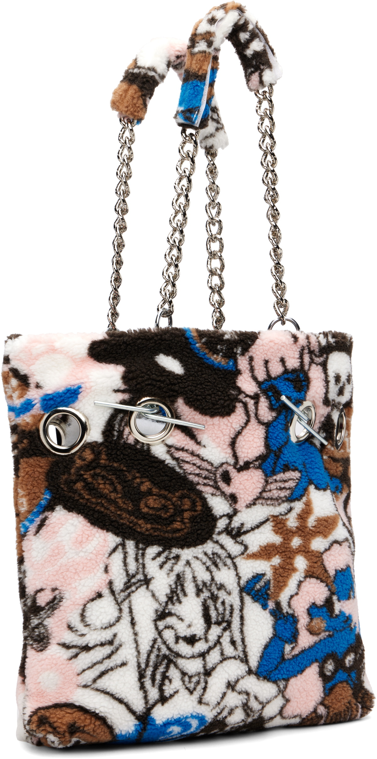 Chopova Lowena Multicolor Fleece Tote