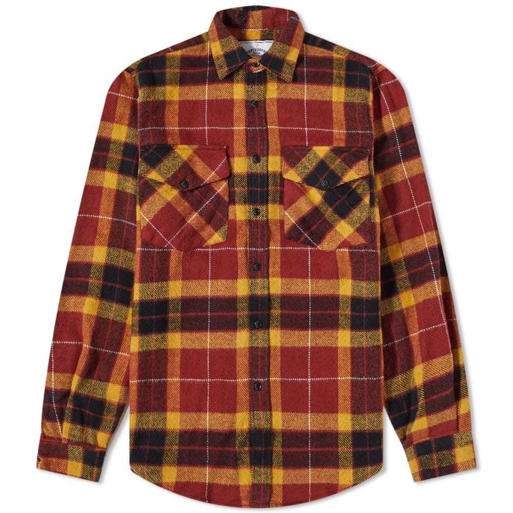 Photo: Portuguese Flannel Baviera 2 Pocket Check Overshirt