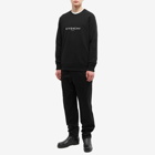 Givenchy Men's Reverse Print Crew Sweat in Black