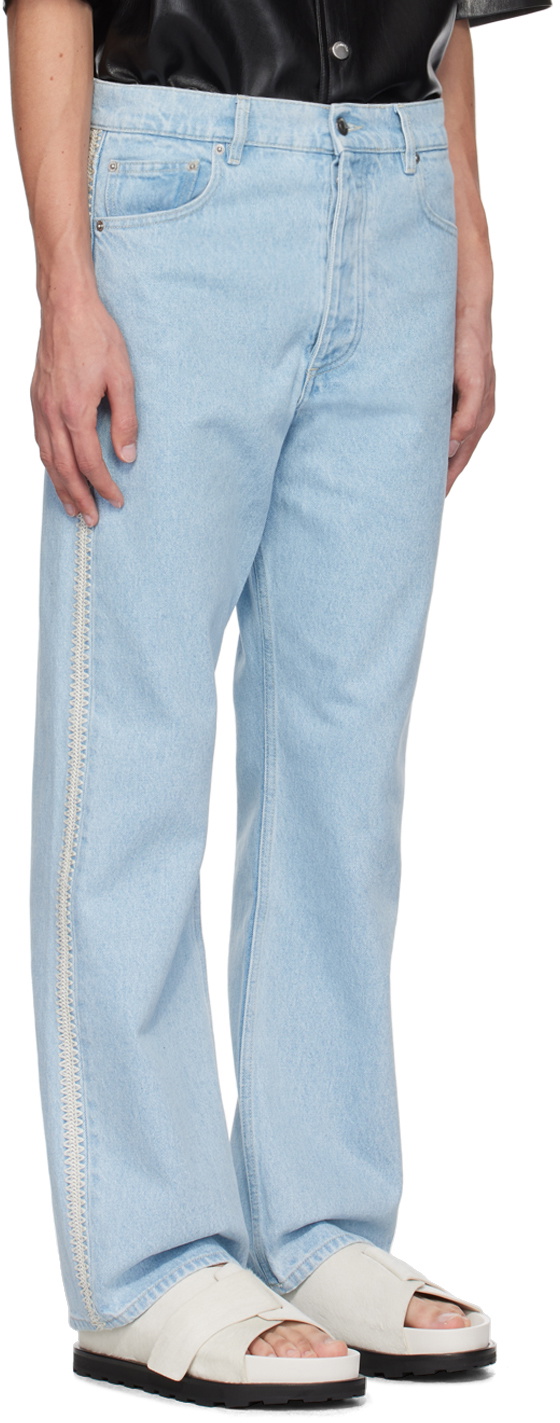 Nanushka Blue Gannon Jeans