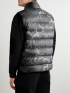 Canada Goose - Crofton Camouflage-Print Quilted Nylon-Ripstop Down Gilet - Black