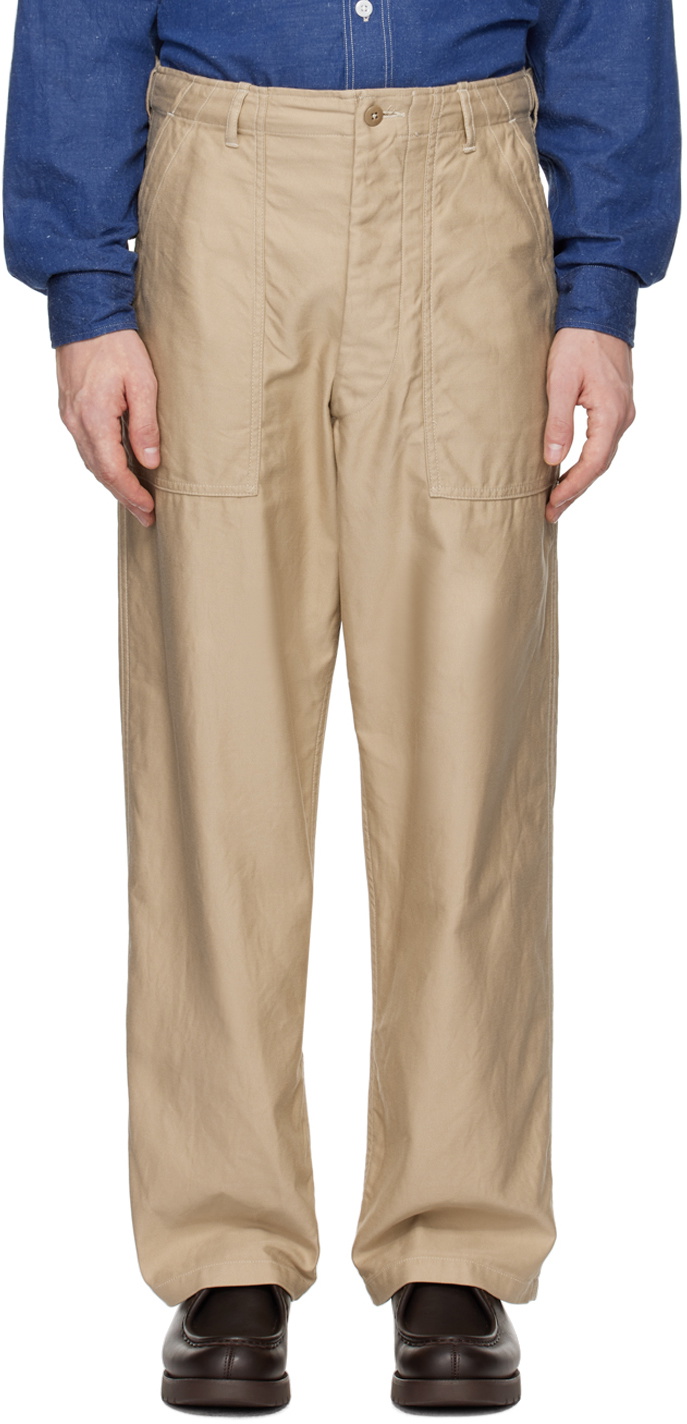 KAPTAIN SUNSHINE Beige Baker Trousers Kaptain Sunshine