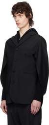 AARON ESH Black Draped Back Blazer